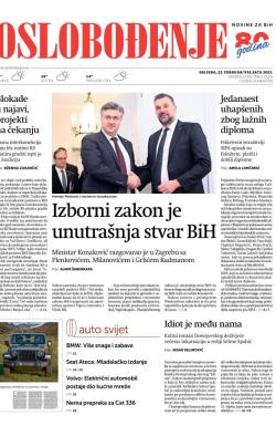 Oslobođenje - broj 27231, 22. feb 2023.