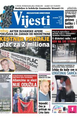 Vijesti - broj 6164, 25. maj 2015.