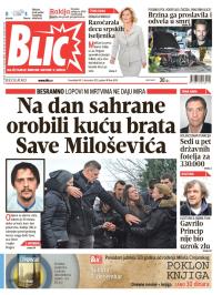 Blic - broj 6039, 2. dec 2013.