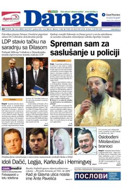 Danas - broj 5657, 26. mar 2013.