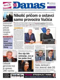 Danas - broj 7051, 18. jan 2017.