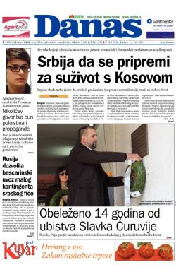 Danas - broj 5674, 12. apr 2013.