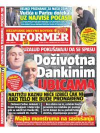 Informer - broj 3646, 9. apr 2024.