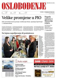 Oslobođenje - broj 25480, 1. nov 2017.