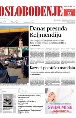 Oslobođenje - broj 25569, 1. feb 2018.
