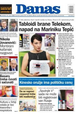 Danas - broj 8354, 13. avg 2020.