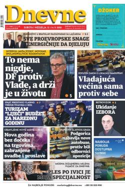 Dnevne novine - broj 3149, 13. nov 2021.