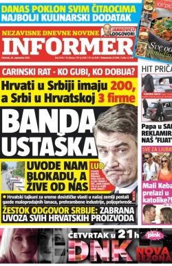 Informer - broj 1034, 24. sep 2015.