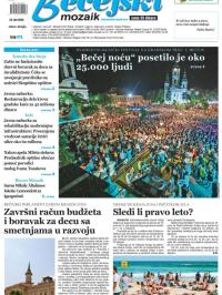 Bečejski mozaik - broj 875, 23. jun 2023.