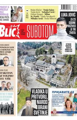 Blic - broj 8338, 16. maj 2020.