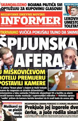 Informer - broj 765, 5. nov 2014.