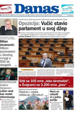 Danas - broj 7792, 29. jan 2019.