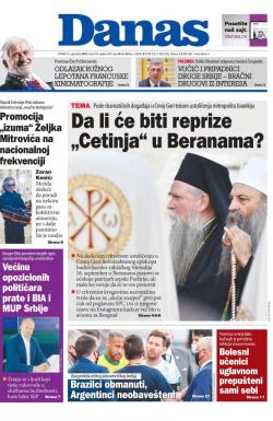 Danas - broj 8744, 7. sep 2021.