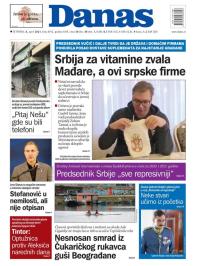 Danas - broj 8592, 8. apr 2021.