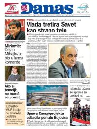 Danas - broj 7235, 21. jul 2017.