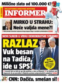 Informer - broj 83, 14. avg 2012.
