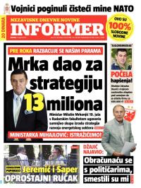 Informer - broj 73, 2. avg 2012.