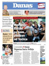 Danas - broj 7987, 12. avg 2019.