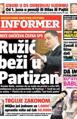 Informer - broj 613, 12. maj 2014.