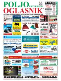 Poljoprivredni Oglasnik - broj 314, 2. mar 2016.