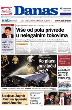Danas - broj 5883, 7. nov 2013.