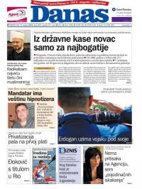 Danas - broj 6881, 1. avg 2016.