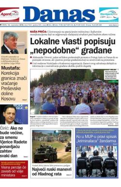 Danas - broj 7653, 12. sep 2018.