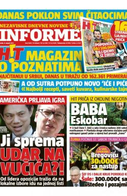 Informer - broj 1609, 9. avg 2017.