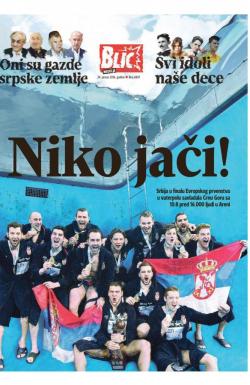 Blic - broj 6805, 24. jan 2016.