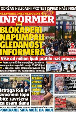 Informer - broj 3942, 31. mar 2025.