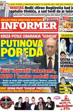 Informer - broj 1088, 26. nov 2015.