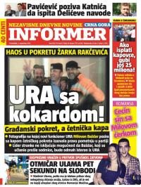 Informer CG - broj 1325, 5. sep 2016.