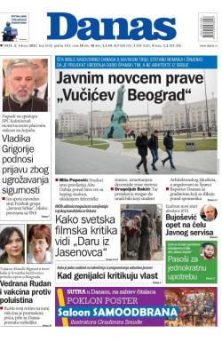 Danas - broj 8528, 3. feb 2021.