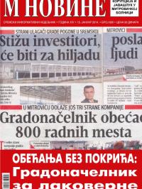 M Novine, Sr. Mitrovica - broj 630, 15. jan 2014.