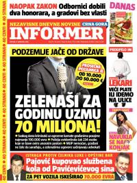 Informer CG - broj 712, 4. sep 2014.