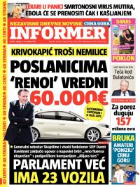 Informer CG - broj 744, 11. okt 2014.