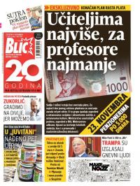 Blic - broj 7100, 17. nov 2016.