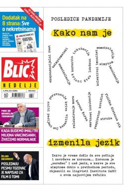 Blic - broj 8663, 11. apr 2021.