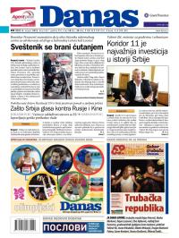 Danas - broj 5427, 8. avg 2012.