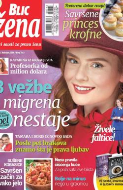 Blic Žena - broj 743, 9. feb 2019.