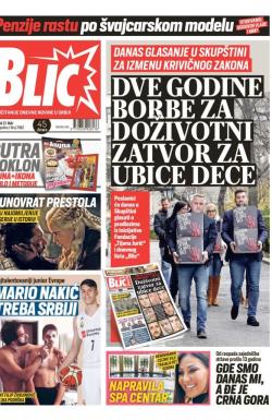 Blic - broj 7992, 21. maj 2019.