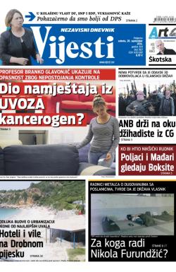 Vijesti - broj 5921, 20. sep 2014.