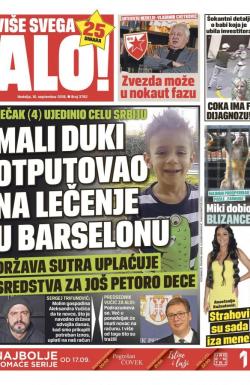 Alo - broj 3792, 16. sep 2018.