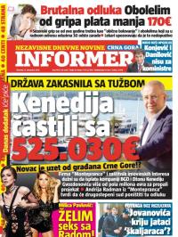 Informer CG - broj 1412, 15. dec 2016.