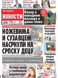 Večernje novosti - broj 4549, 15. jan 2023.