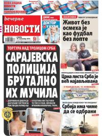 Večernje novosti - broj 3145, 10. nov 2018.