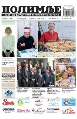 Polimlje, Prijepolje - broj 3078, 19. mar 2026.