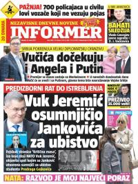 Informer - broj 1485, 14. mar 2017.