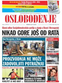 Oslobođenje - broj 24.810, 20. dec 2015.