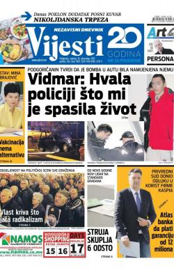 Vijesti - broj 7091, 16. dec 2017.